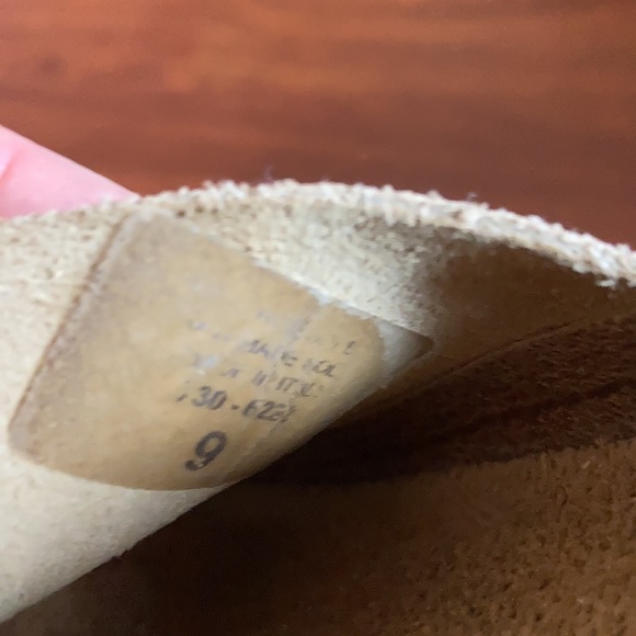 A. Giannetti Tan Suede Platform Sandals size 9 - Picture 8 of 9